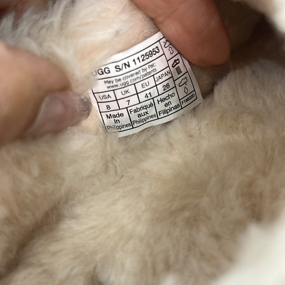 UGG Suede Moccasin Slippers with Fur Lining